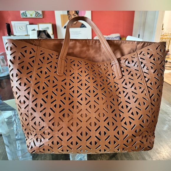 Brown large tote bag - Picture 5 of 5